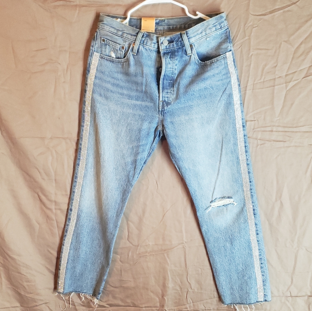 Levi's diamond in the rough Jean's. Straight leg